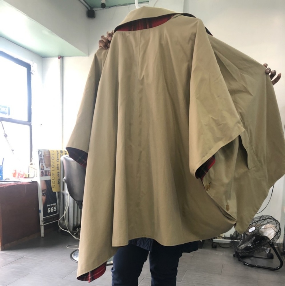 Burberry  Greymere  Reversible Tartan poncho